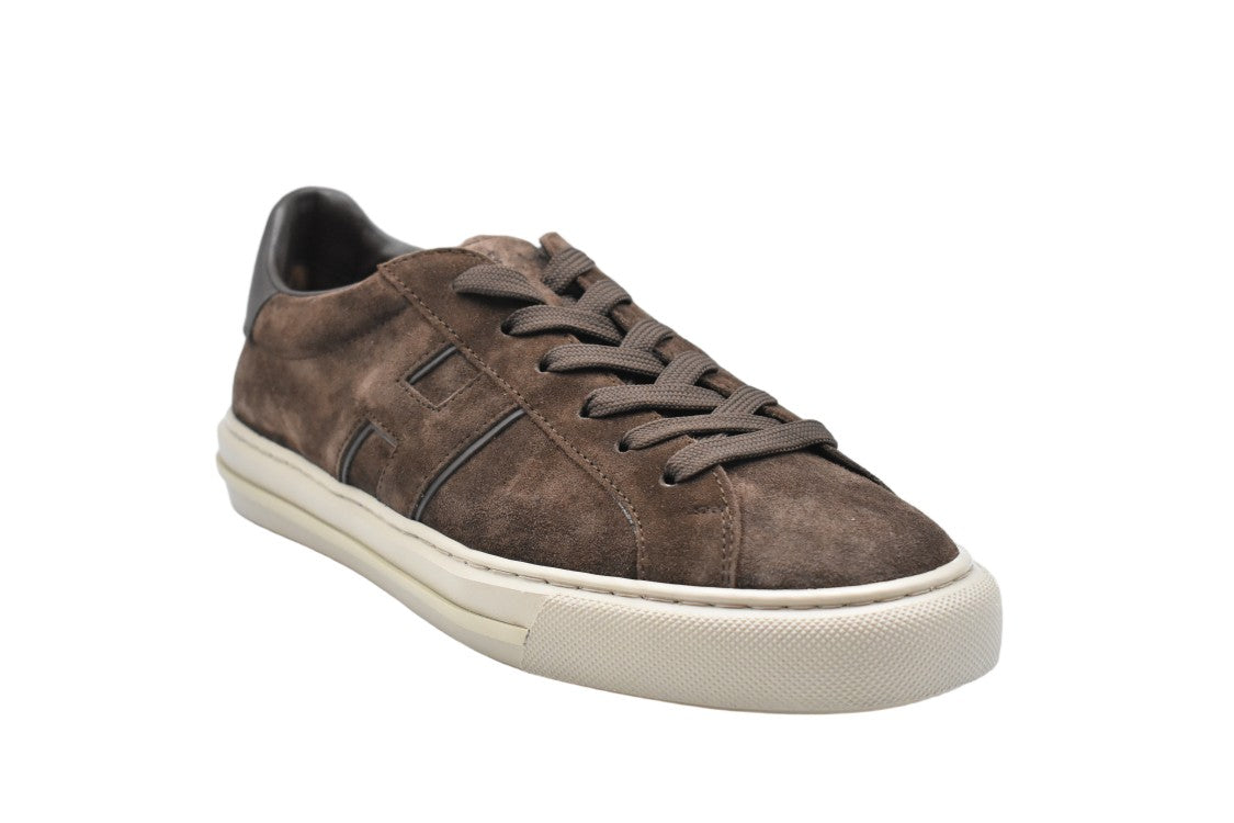 Hogan Brown Suede Memory Foam Low Shoes