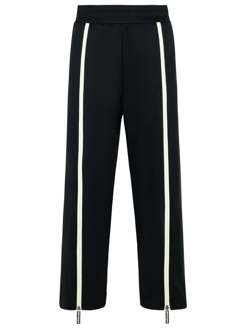 Palm Angels Track' Black Polyester Blend Pants