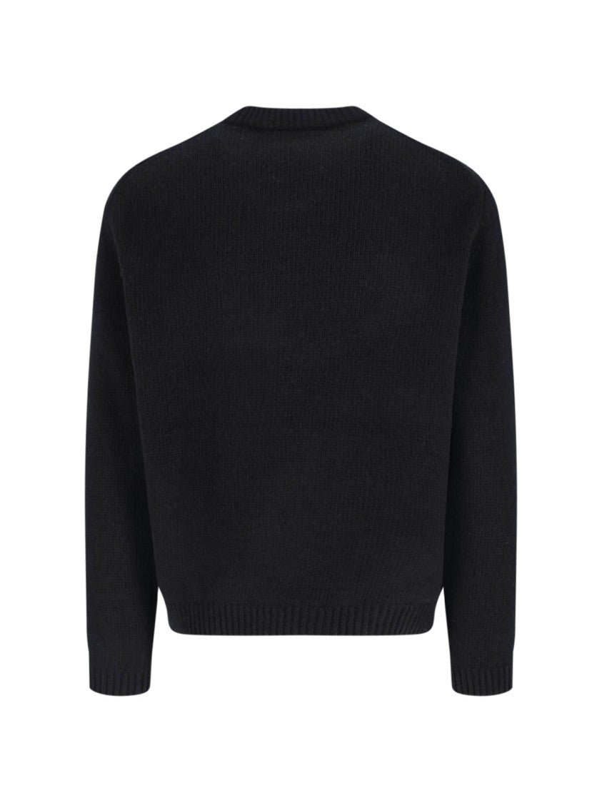 Maison Kitsuné Classic Black Knit Sweater