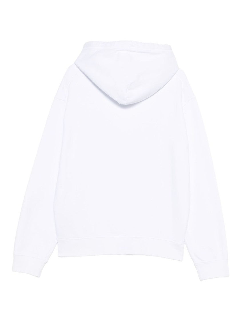 Dsquared2 Relaxed-Fit White And Navy Logo Sweatshirt