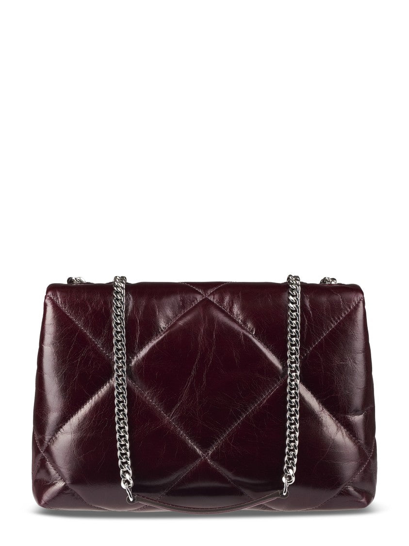 Tory Burch Kira Diamond Quilt Distressed Convertible Shoulder Bag