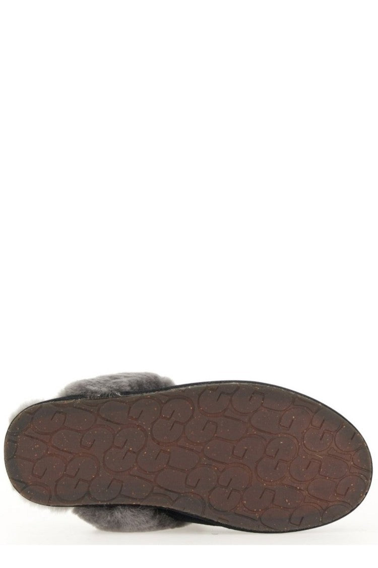 Ugg Plush Mule Slippers With Soft Fur Lining