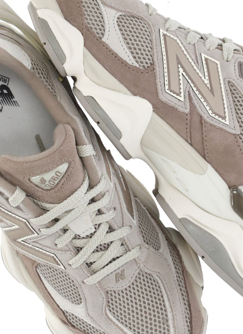New Balance Brown 9060 Leather Sneakers