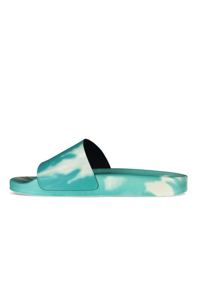 Off-White Tie-Dye Pool Slides