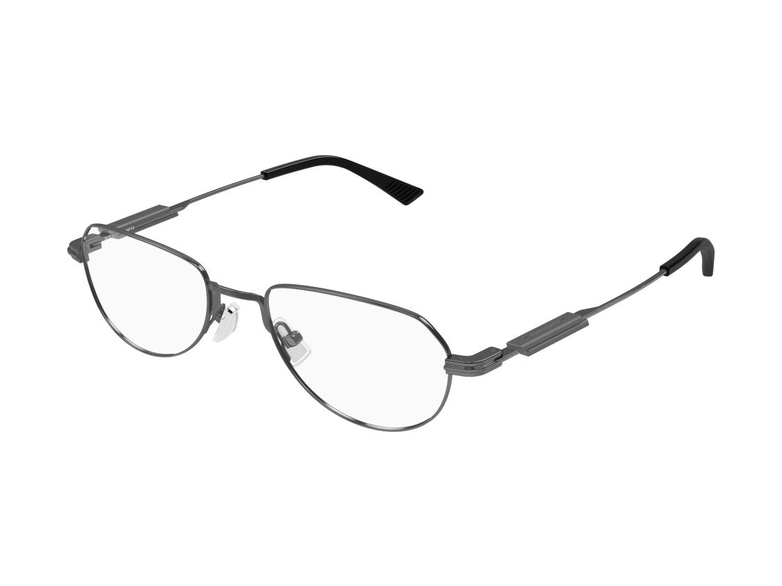 Bottega Veneta Bv1510o Geometric Metal Frame Eyeglasses