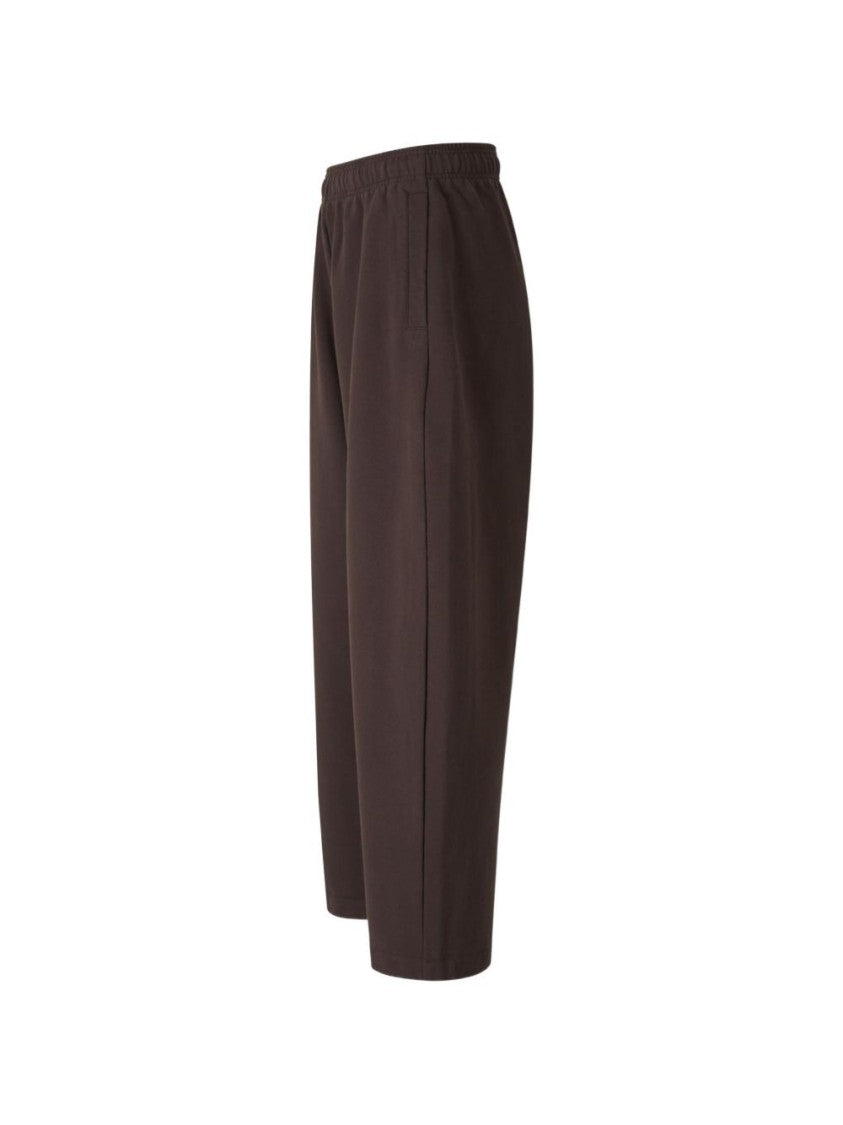 Jacquemus Cropped Smooth Elastic Waistband Wide-Leg Pants
