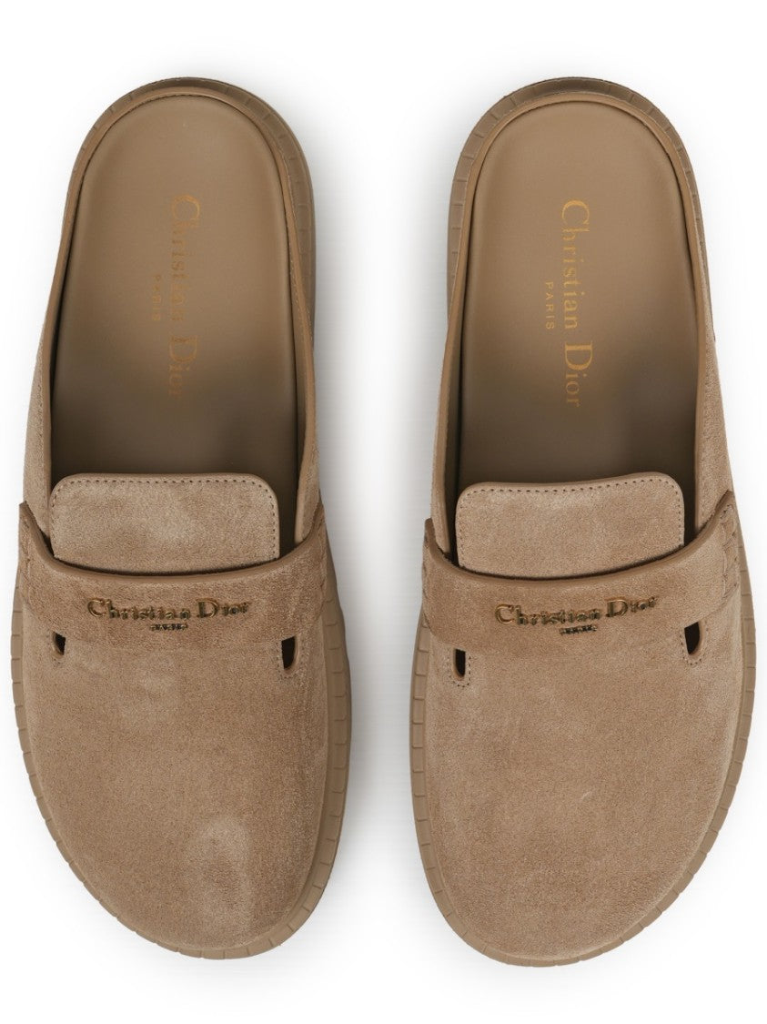 Dior Dior Boy Suede Calfskin Mules