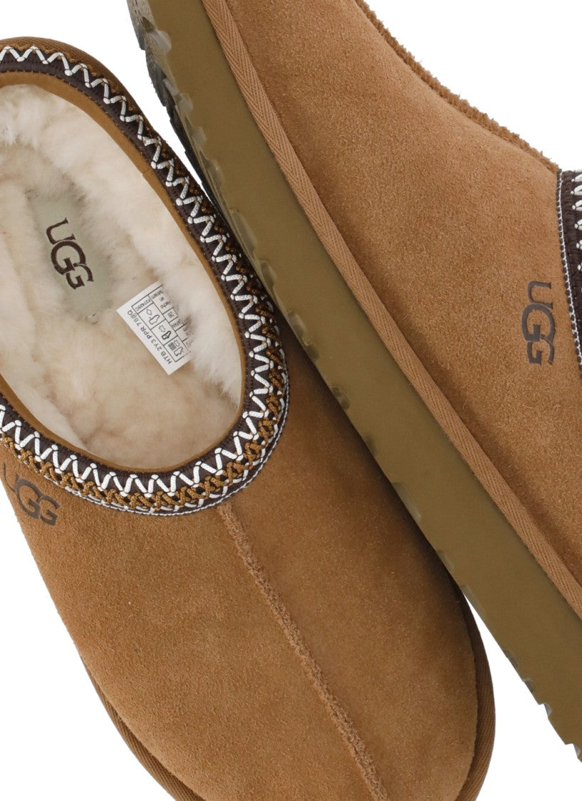 Ugg Beige Tasman Suede Loafers