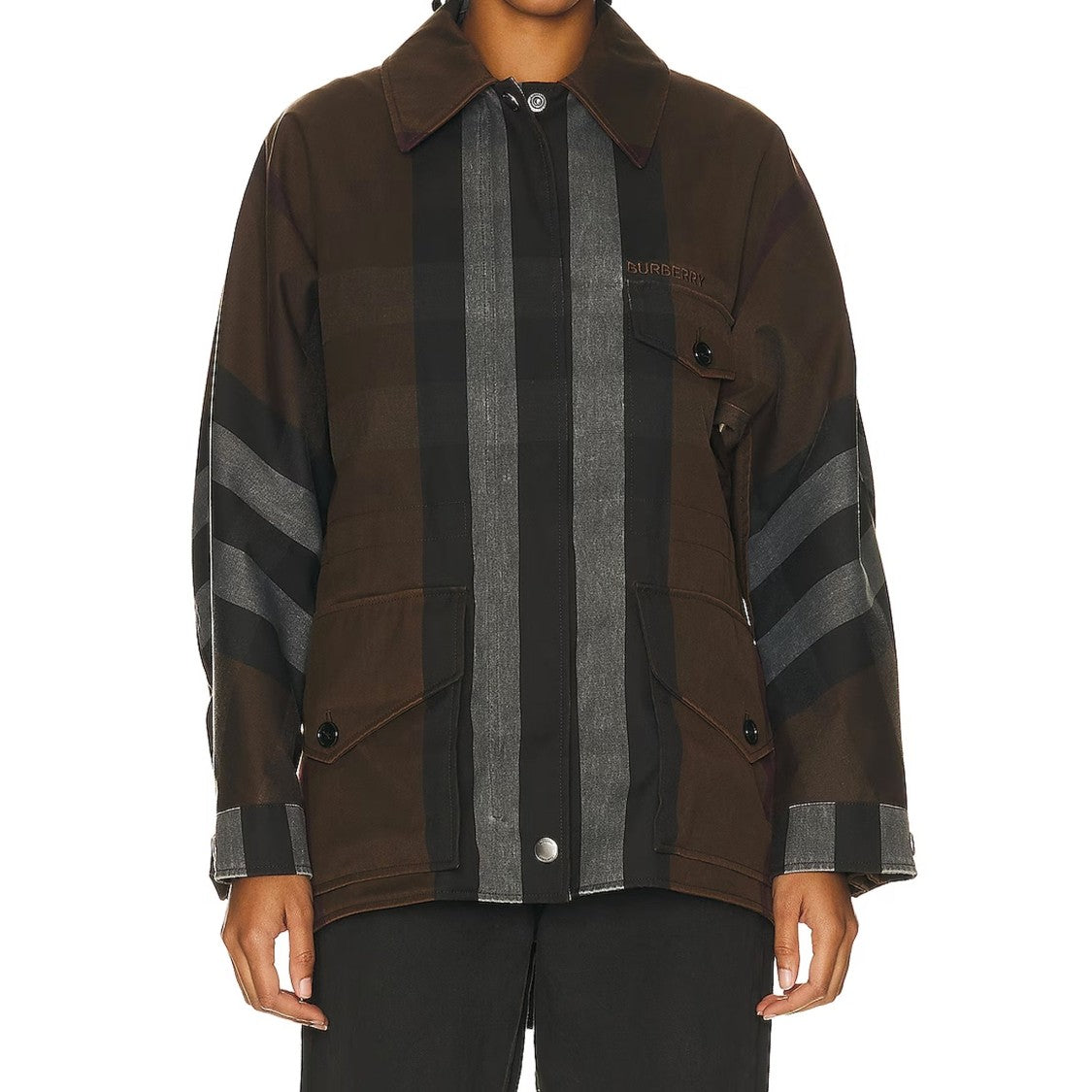 Burberry Brown Twill Jacket