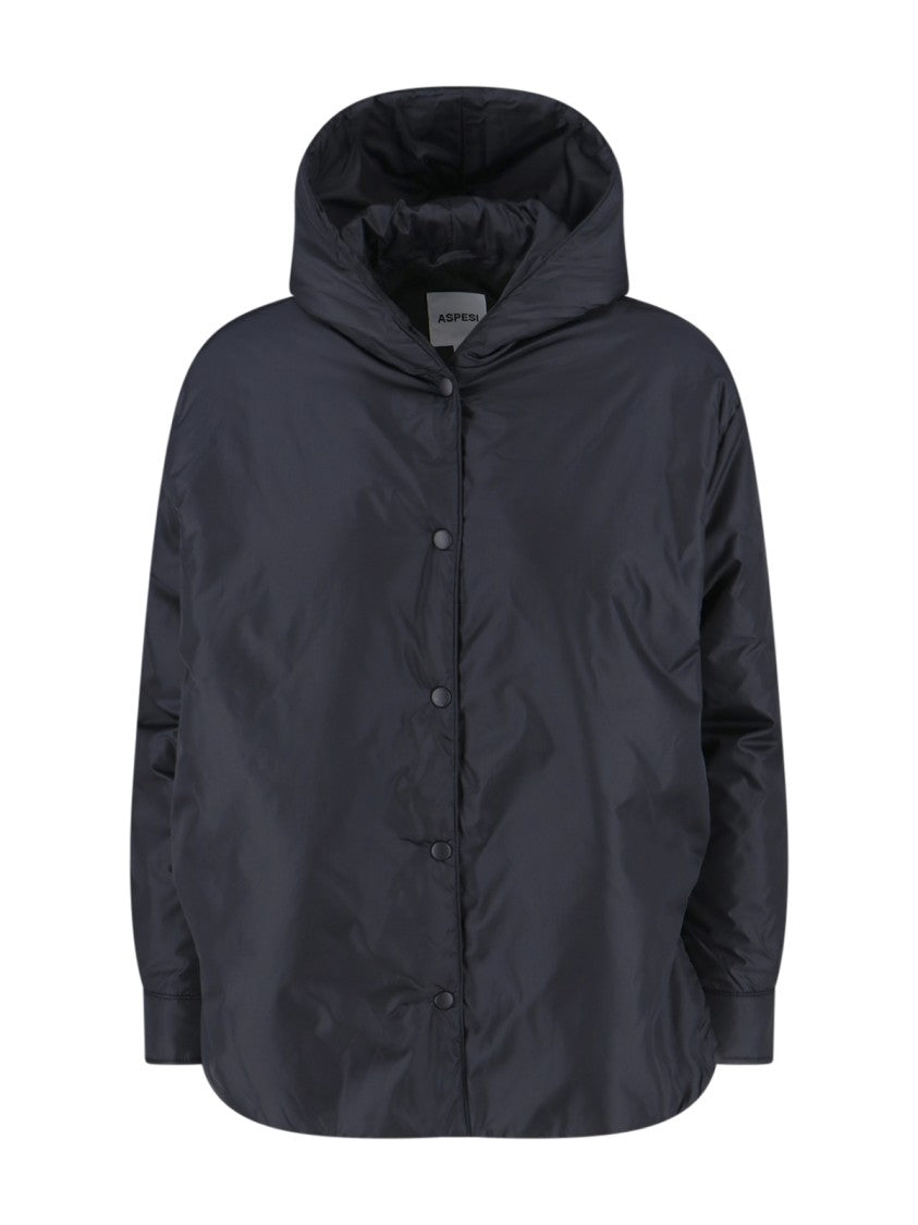 Aspesi Black Beth Fabric Jacket