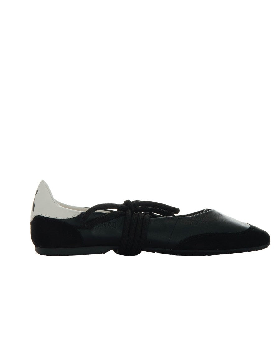 Patrizia Pepe Dancing Skin Black Ballet Flats