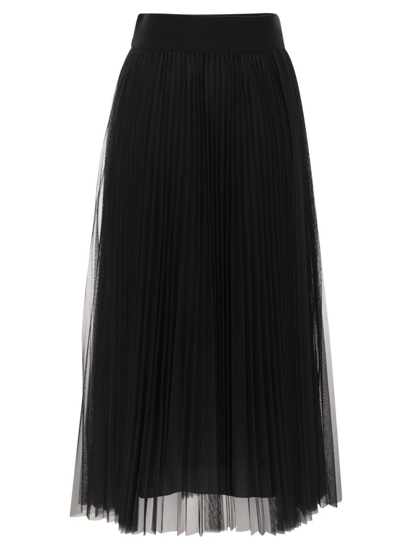 Fabiana Filippi Pleated Tulle Skirt
