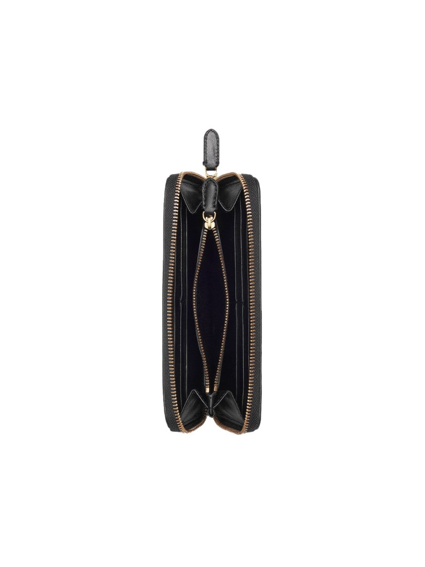 Lauren Ralph Lauren Zip Continental Wallet Large – Black Leather