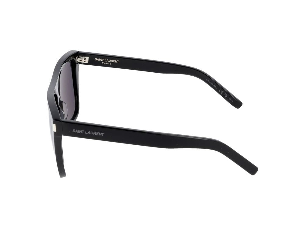 Saint Laurent Black Sl 1 Square Sunglasses