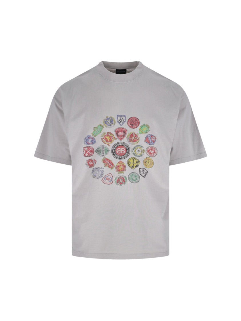 Balenciaga Classic White T-Shirt With Minimalist Design