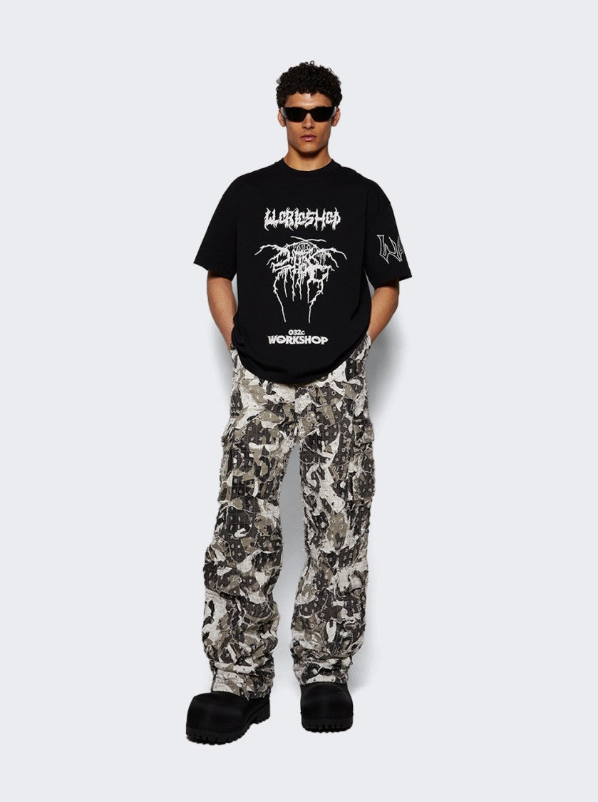 Who Decides War Micro Distressed Cargo Pant Vintage Grey