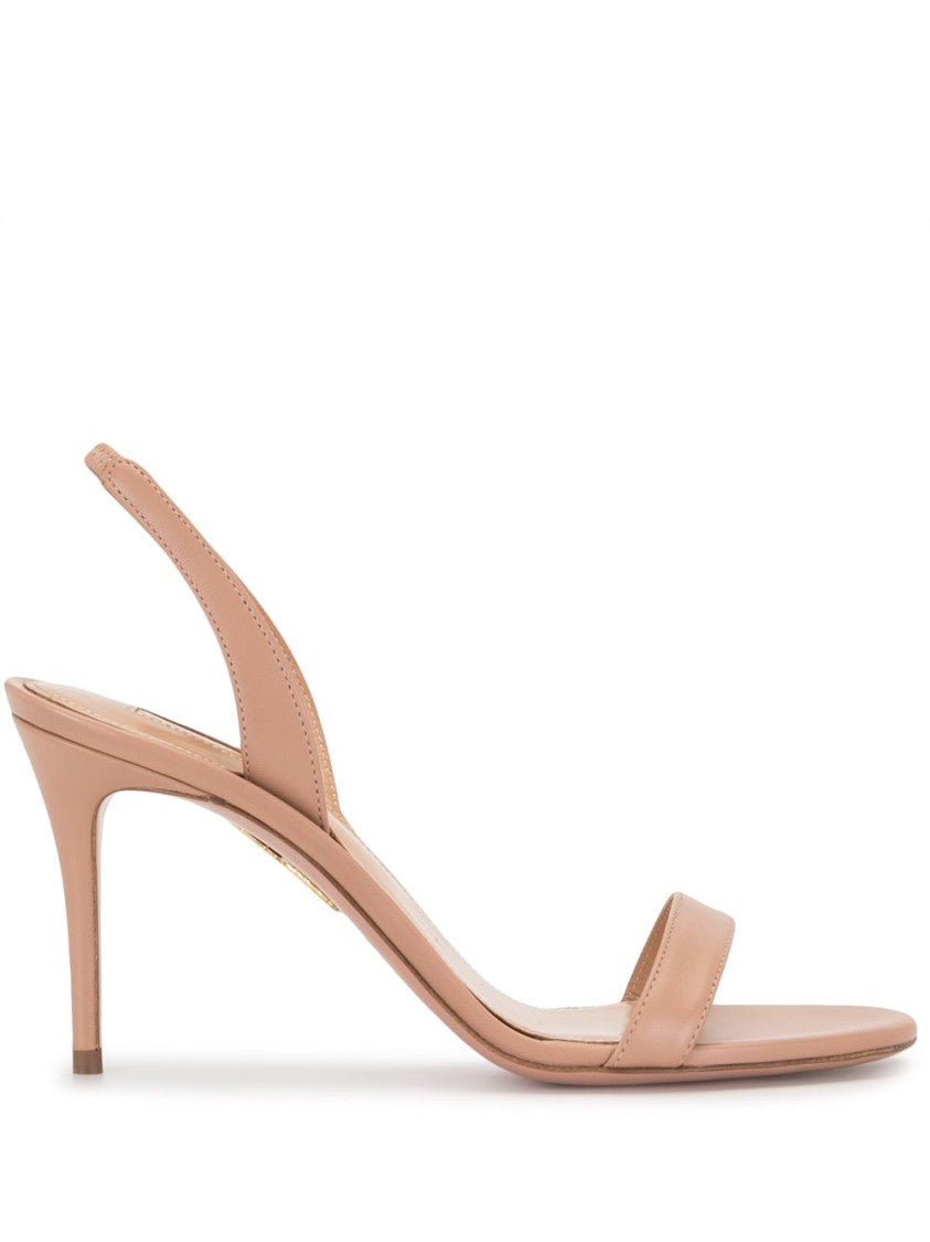 Aquazzura So Nude Sandal 85