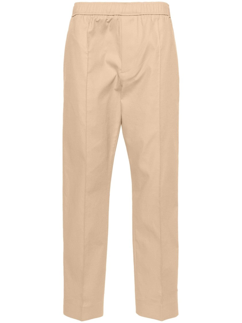 Lanvin Tapered Trousers With Elasticated Waistband And Minimal Design