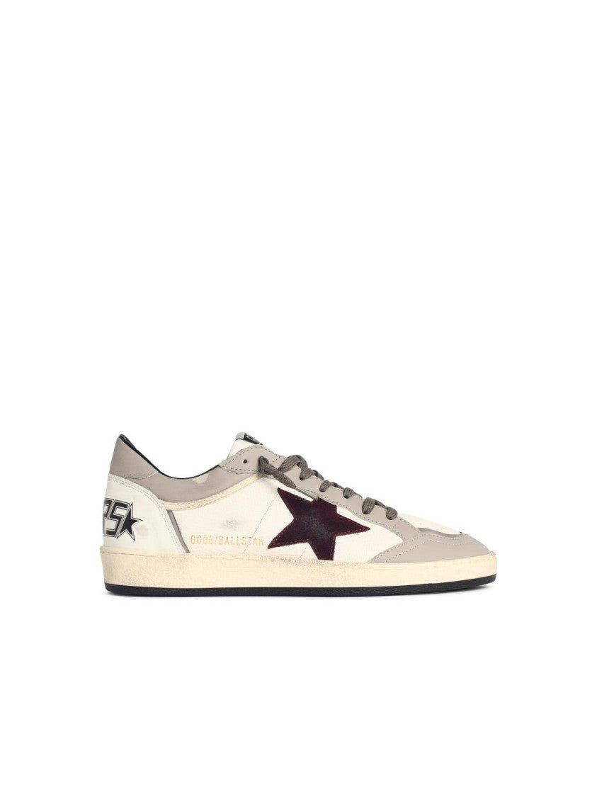Golden Goose 'Ball Star' White Leather Sneakers
