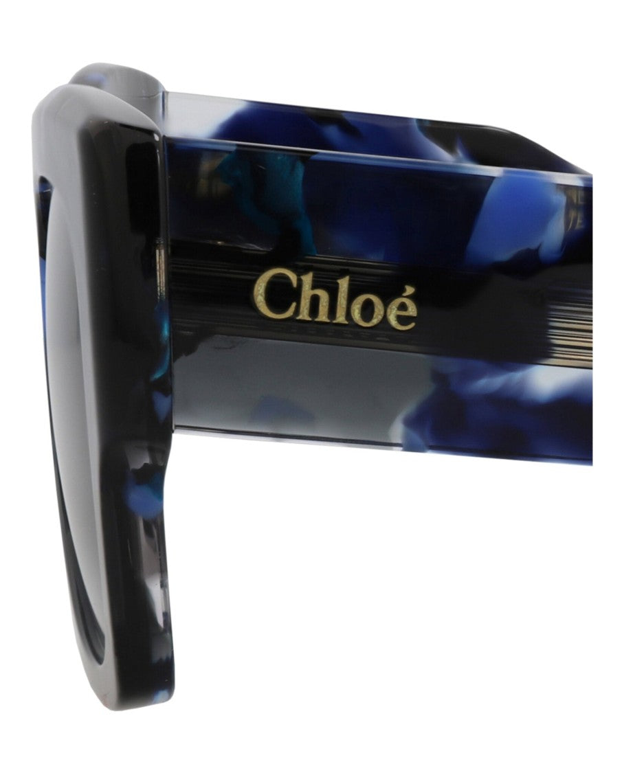 Chloé Square-Frame Recycled Acetate Sunglasses