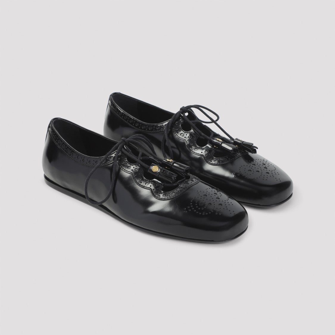 Church's Polished Black Calf Leather Loafers