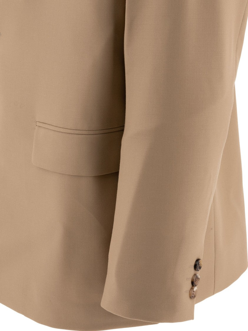 Comme Des Garçons Single-Breasted Oversized Blazer