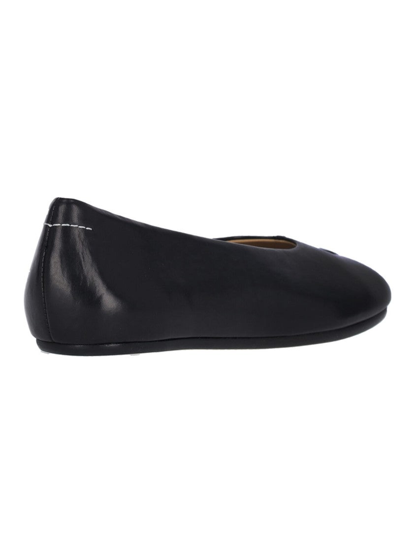 Mm6 By Maison Margiela "Stitch-Out" Ballerinas Black