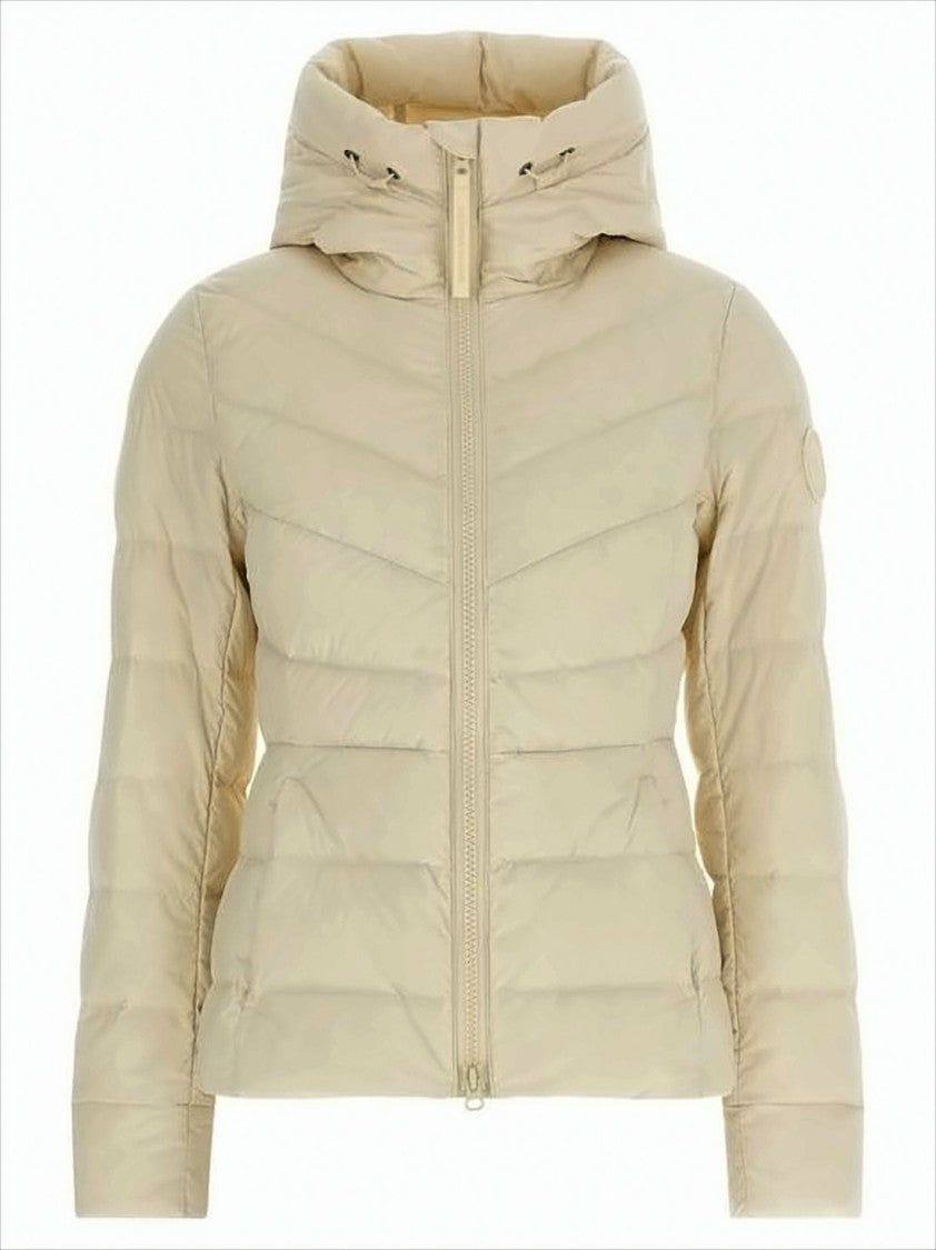 Canada Goose Quilted Down Coat With Hood And Fitted Silhouette
