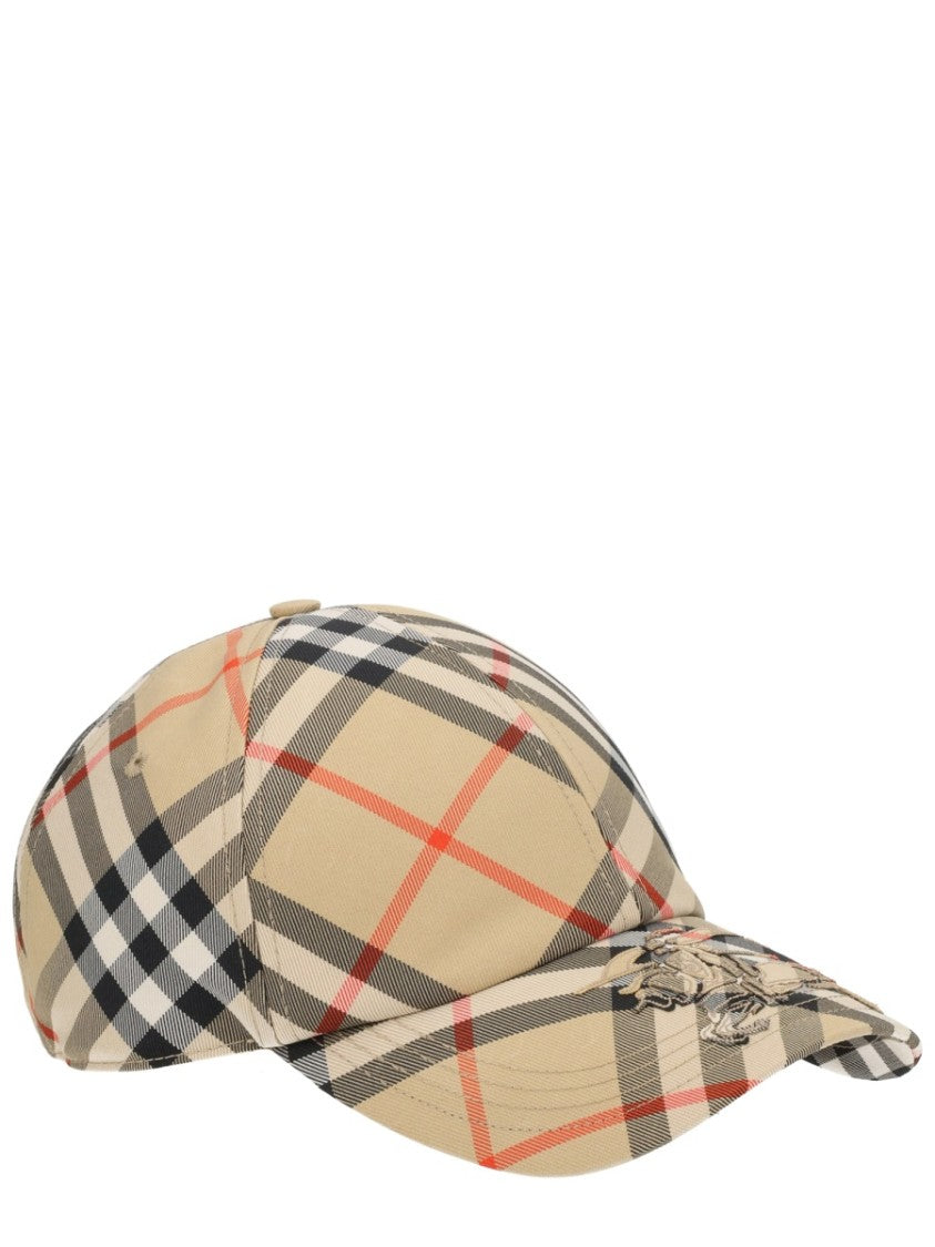 Burberry Check Polyester Adjustable Baseball Hat