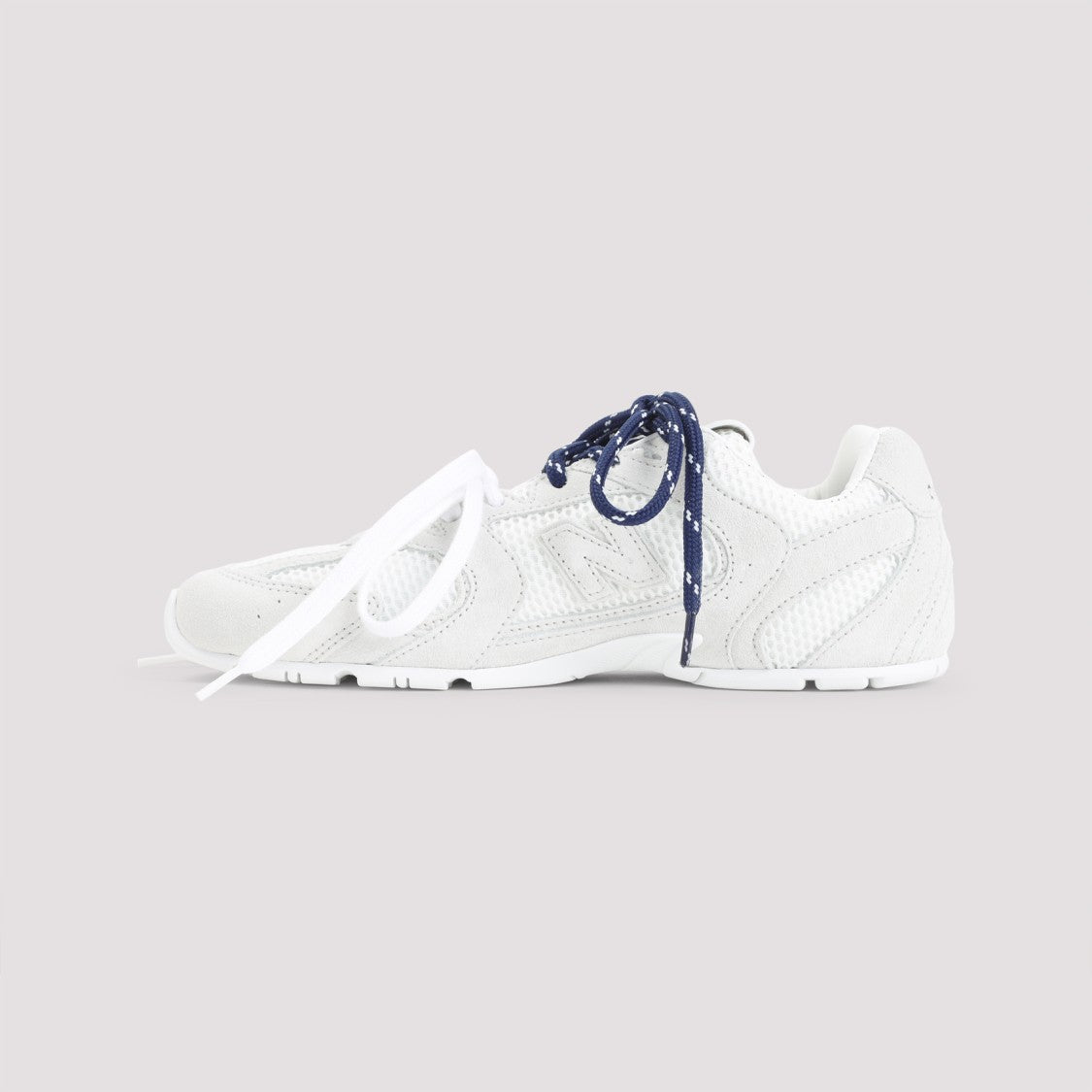Miu Miu Calf Leather Sneakers With Perforated Detailing