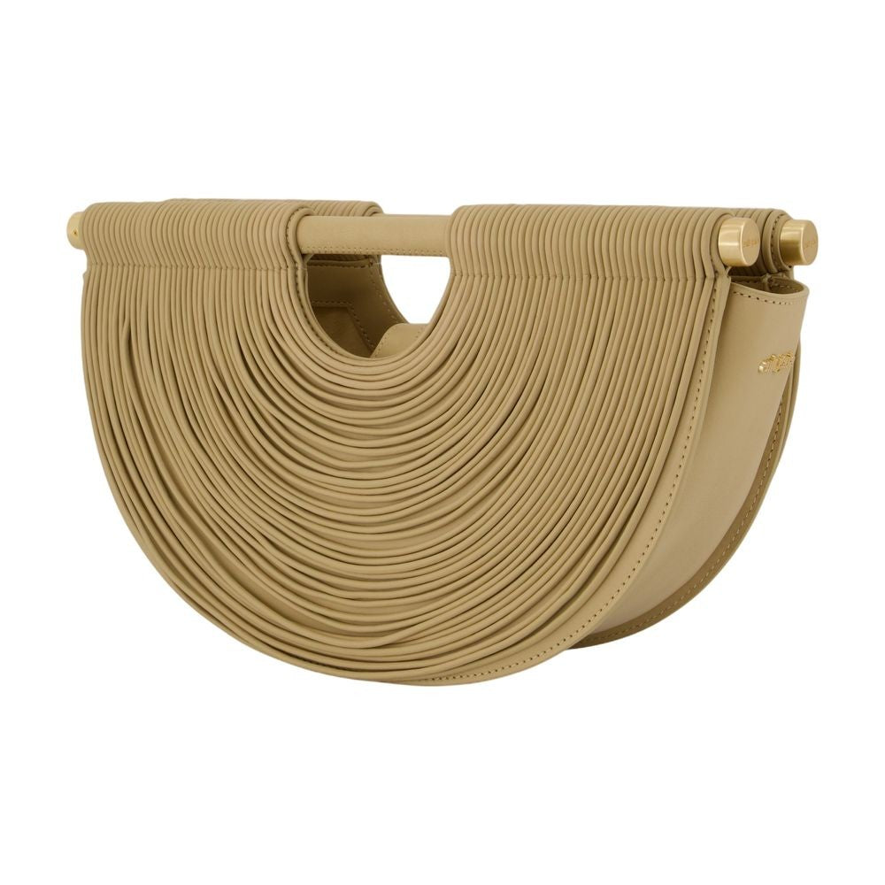 Cult Gaia Lou Top Handle Bag - Leather - Beige