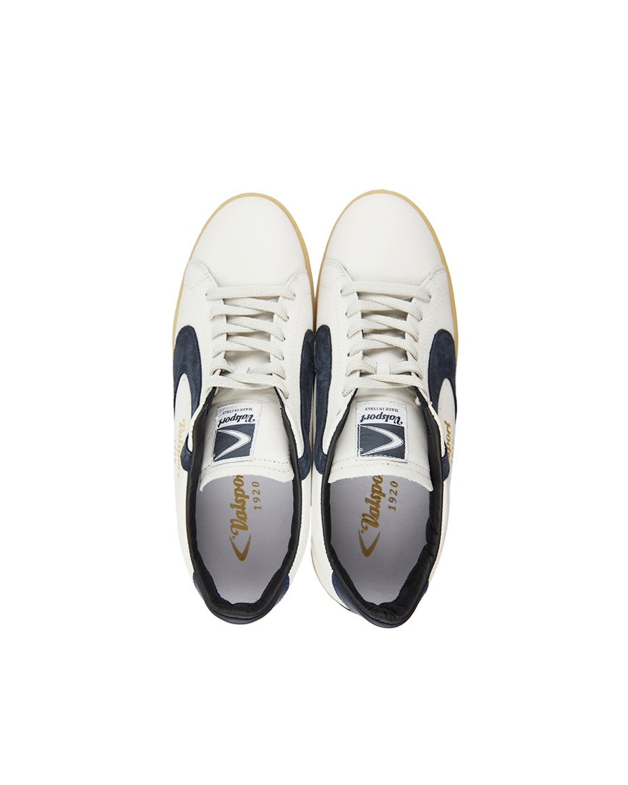 Valsport Leather Low-Top Sneakers With Honey Rubber Sole