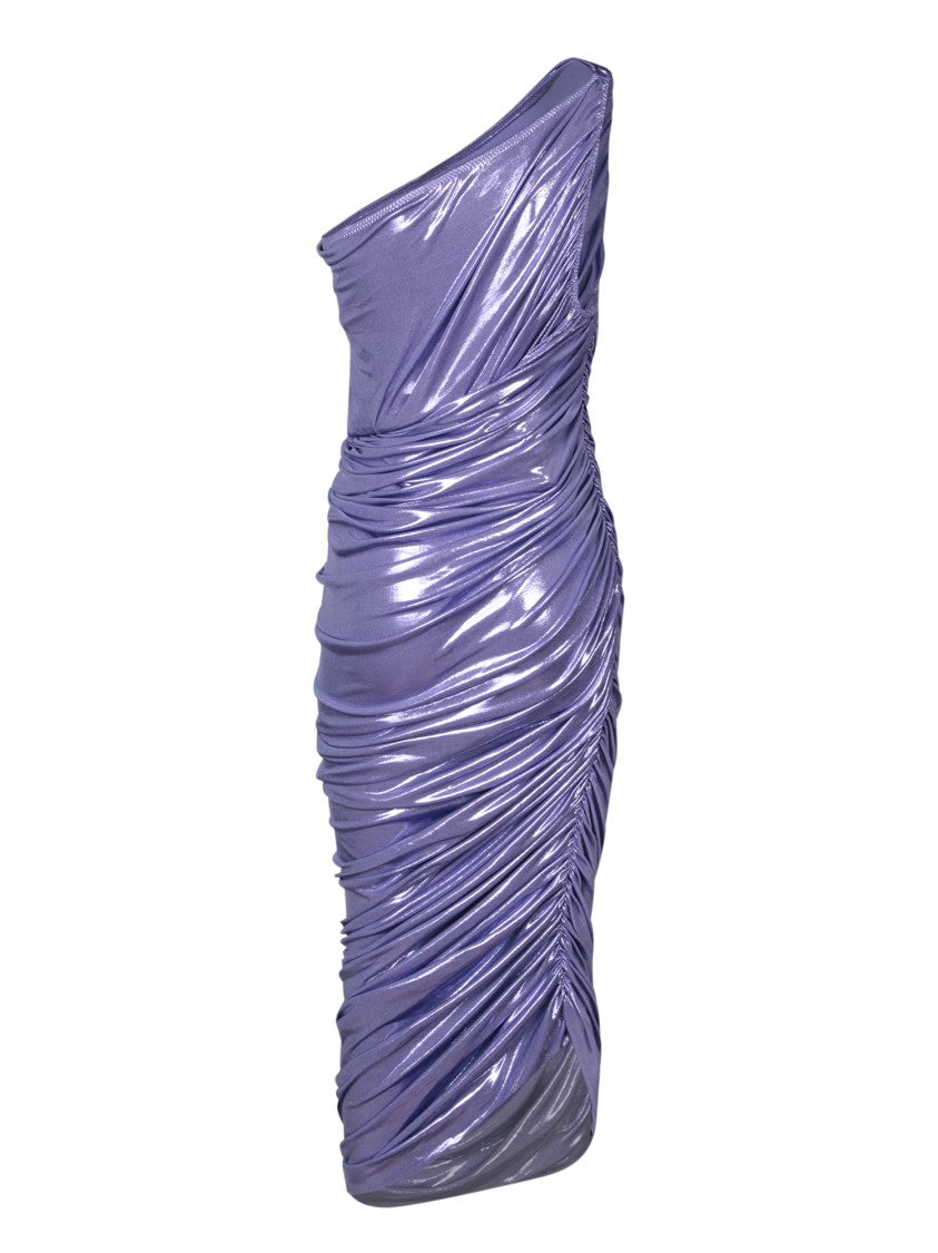 Norma Kamali Purple Polyester Dress