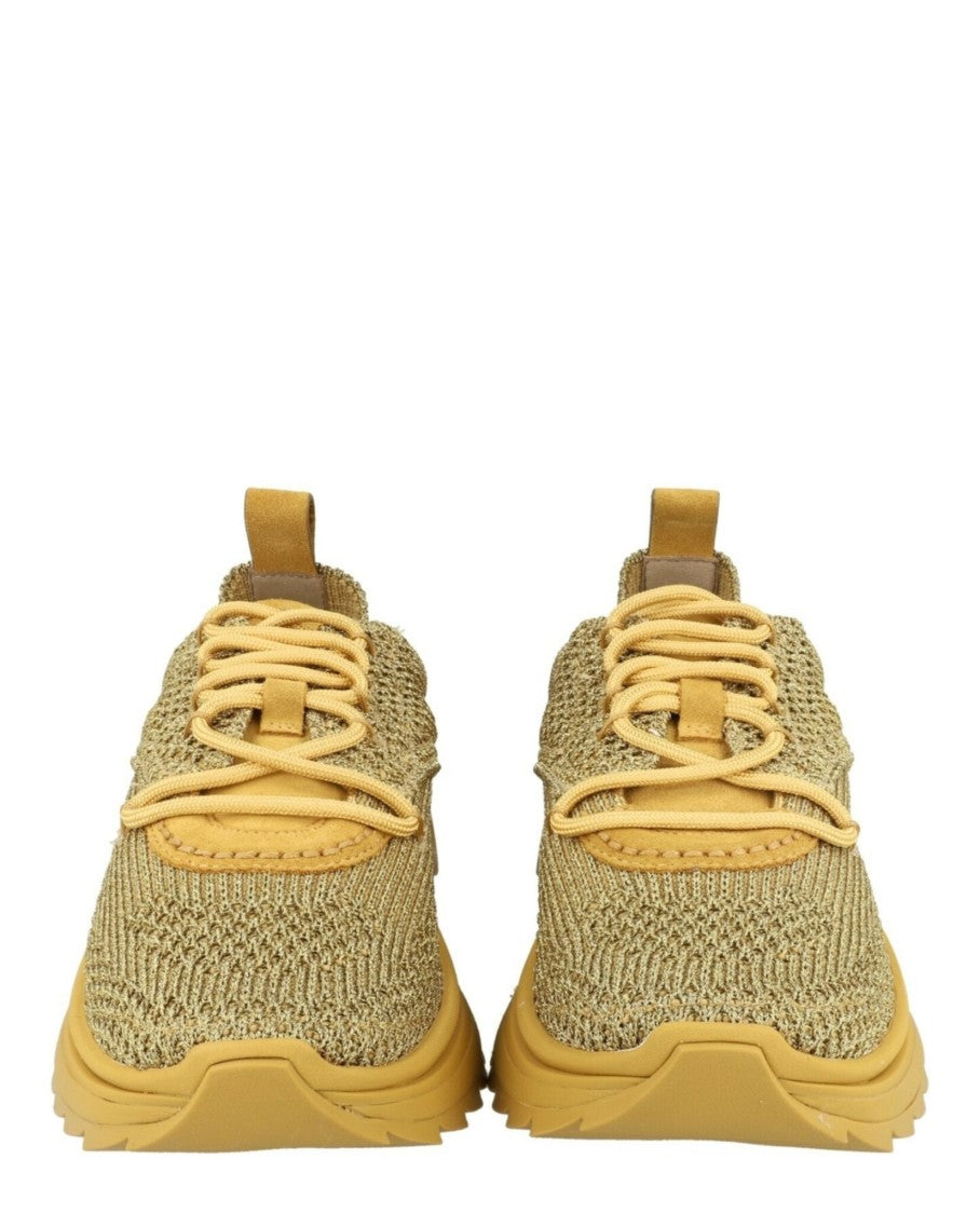 Ferragamo Nima Knit Low-Top Sneakers