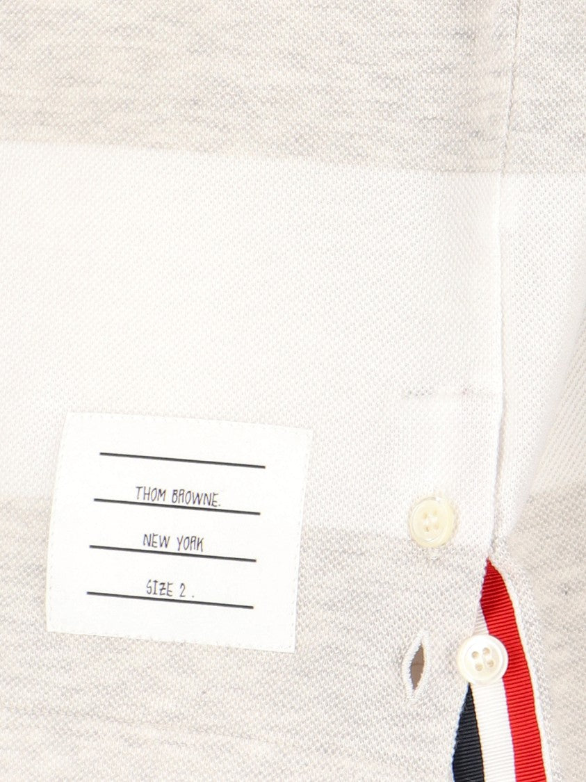 Thom Browne "Rugby Stripe" T-Shirt – Off-White