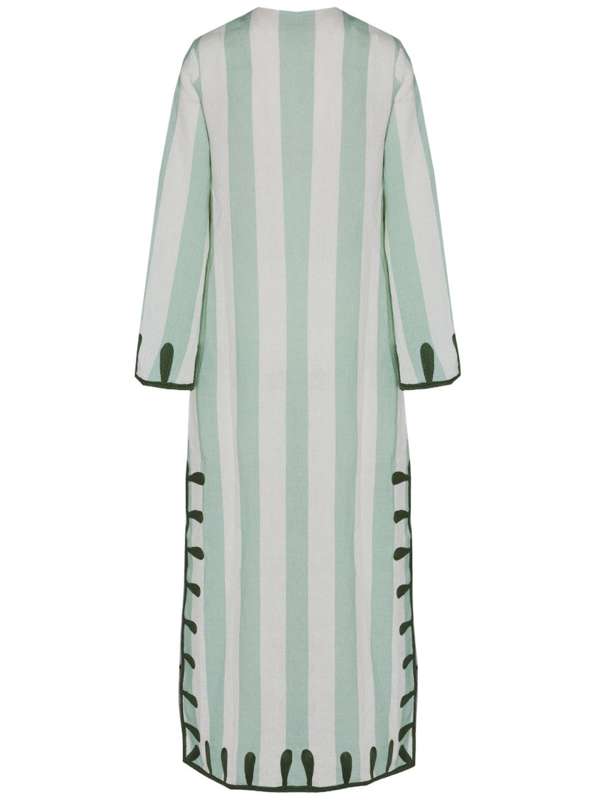 Philippa 1970 Striped Linen Tunic Dress