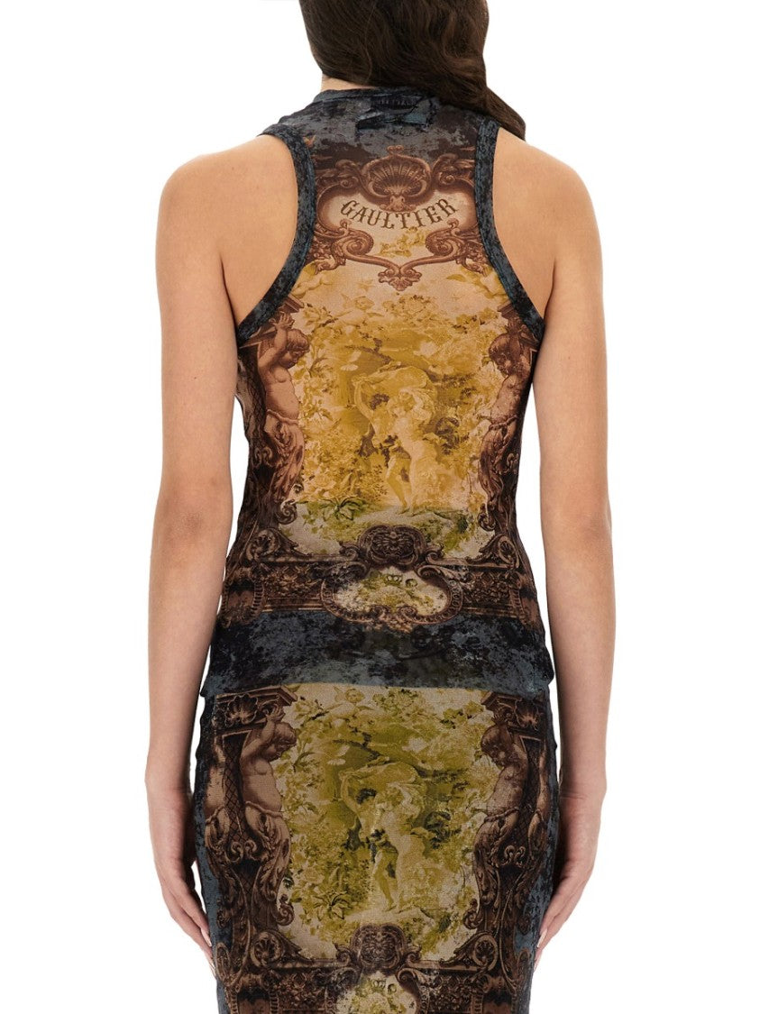 Jean Paul Gaultier Tank "Médaillon" Top