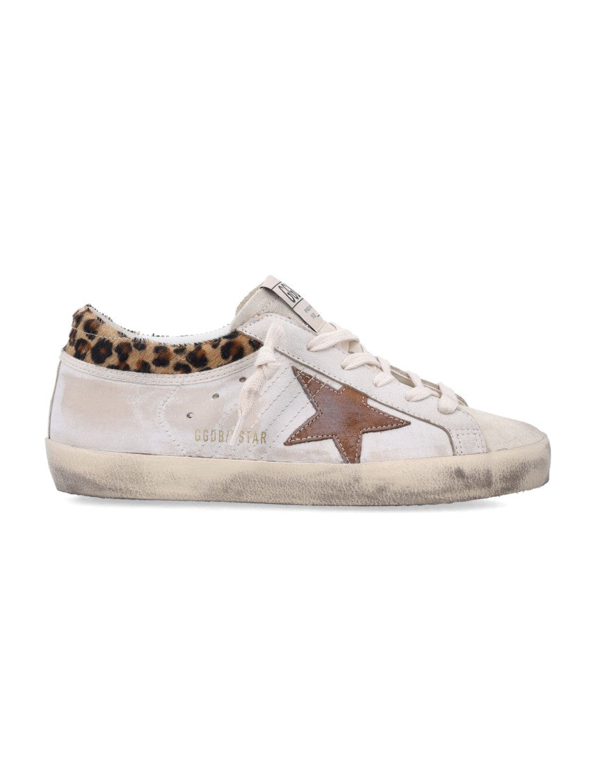 Golden Goose Super Star Ivory Leopard Sneakers