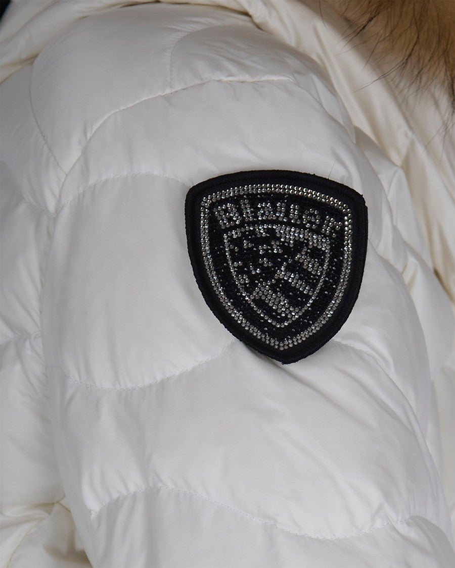 Blauer Optic White Aldie Quilted Water-Repellent Down Jacket