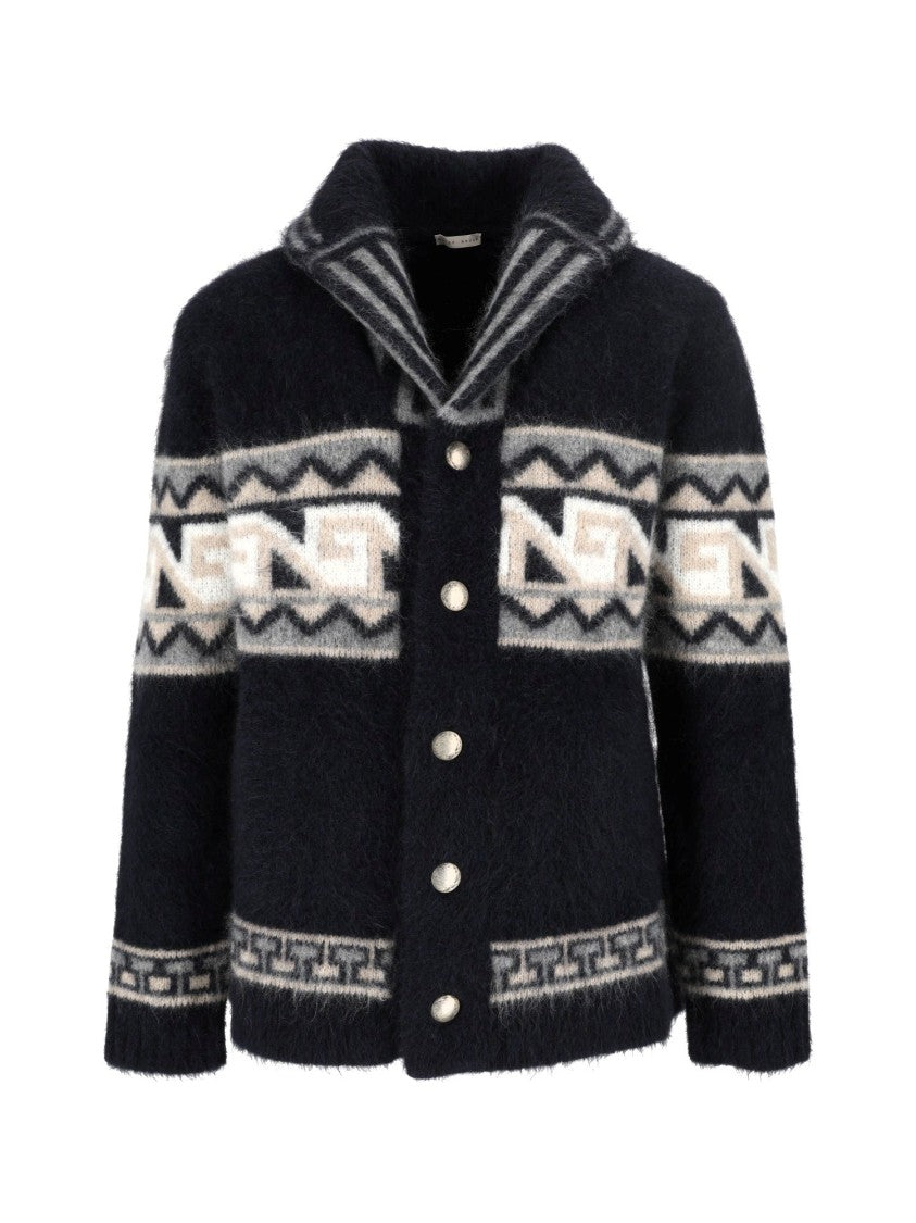 Borgo Asolo Geometric Pattern Textured Jacket