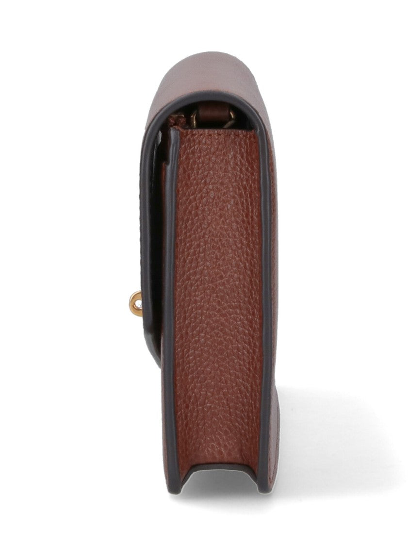 Mulberry “Darley” Chain Pochette – Brown