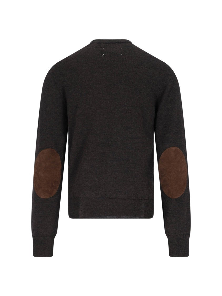 Maison Margiela Wool Crewneck Sweater – Black