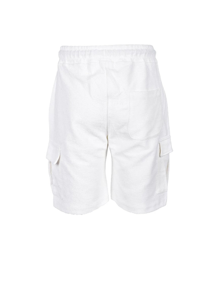 Takeshy Kurosawa White Relaxed Fit Cotton Shorts