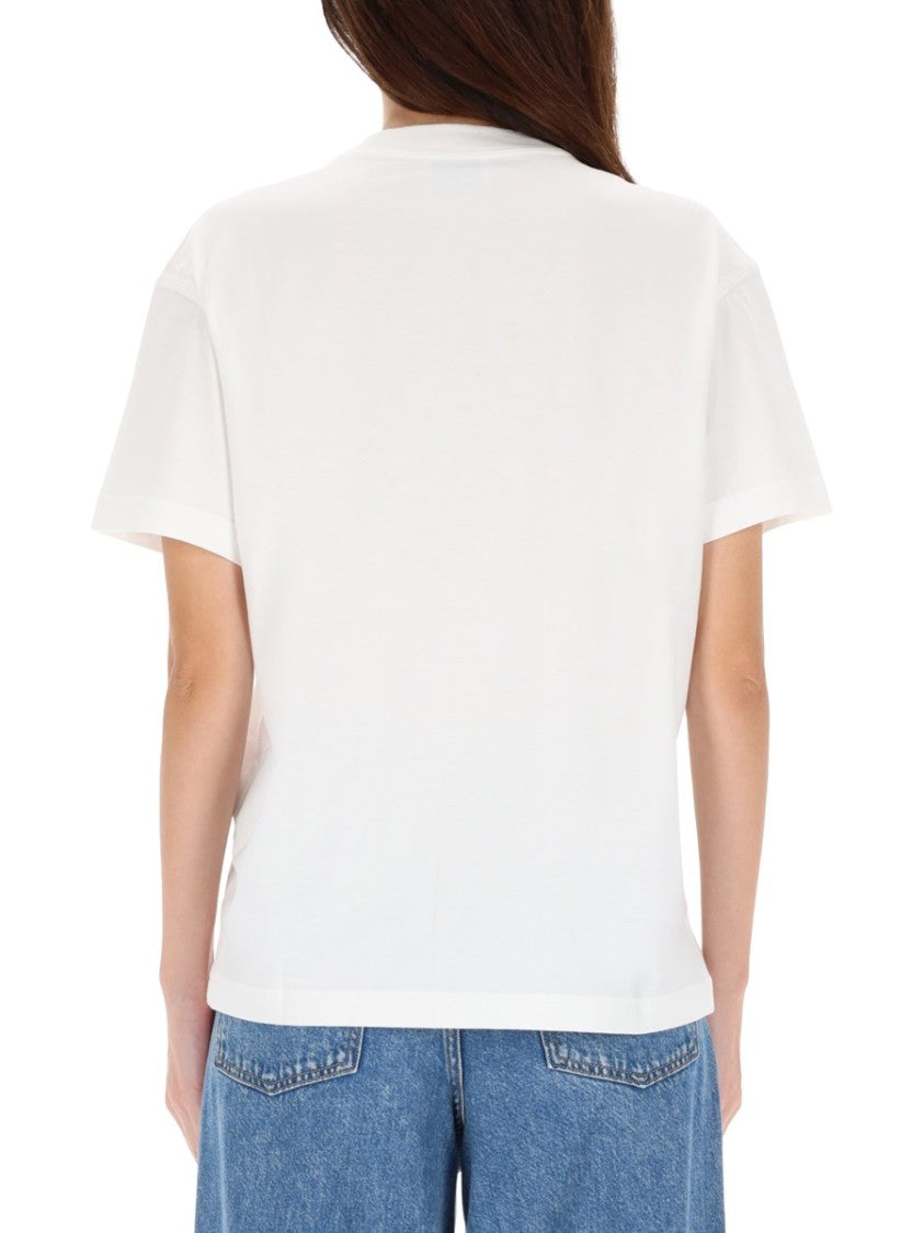 Off-White Short-Sleeve Relaxed Fit T-Shirt