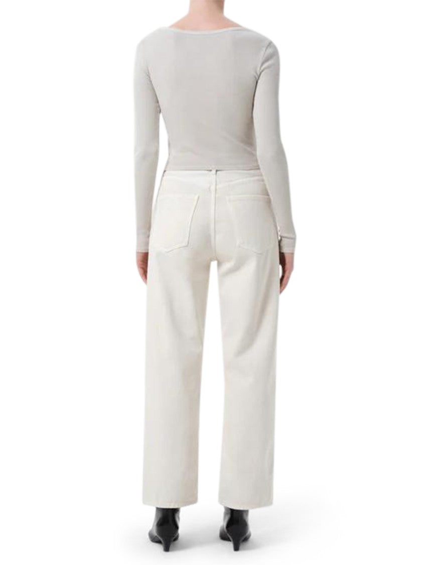 Agolde Straight-Leg Jeans In Warm Earthy Brown