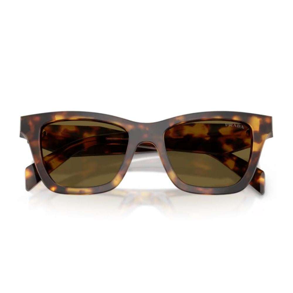 Prada Pr C07s Square Honey-Tortoiseshell Acetate Prada Sunglasses
