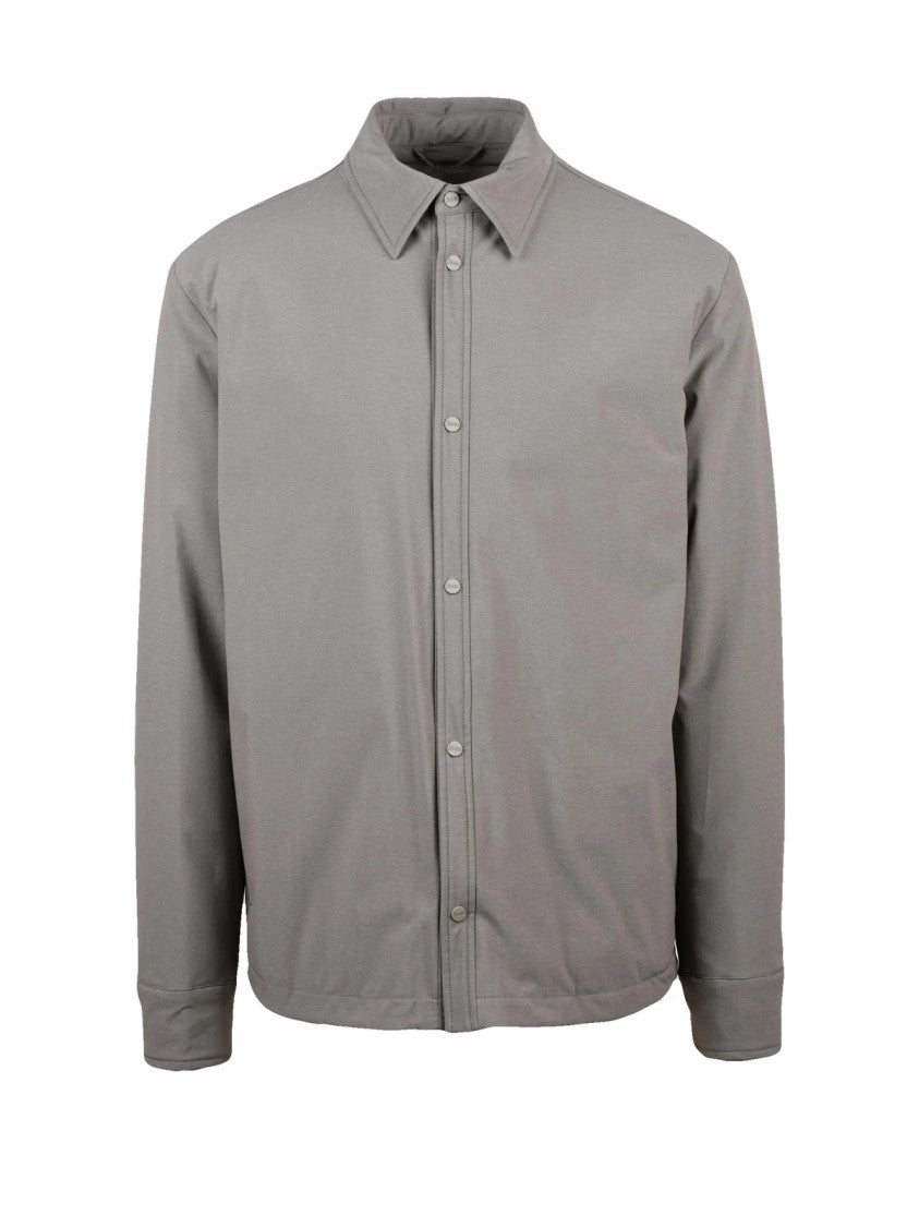 Herno Resort Resort Shirt Jacket With Clean Snap Closure And Lined Interior