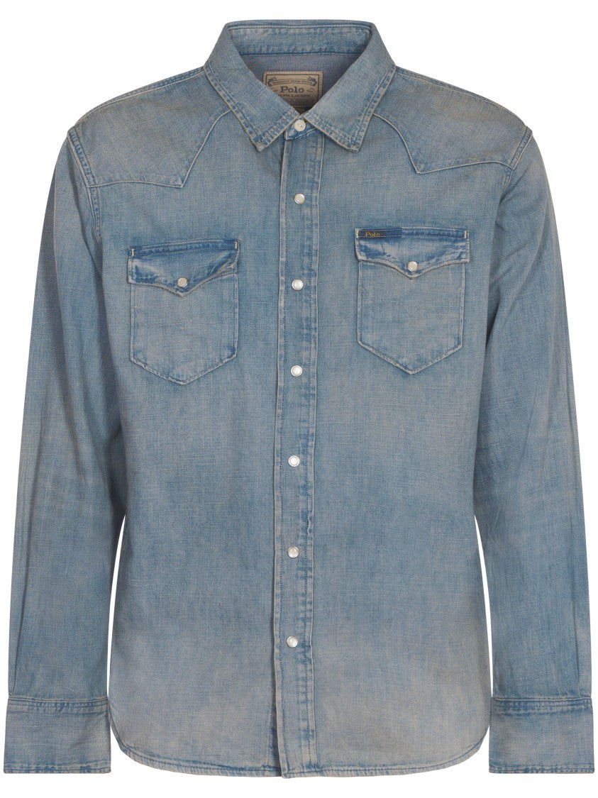 Polo Ralph Lauren Light Wash Denim Shirt