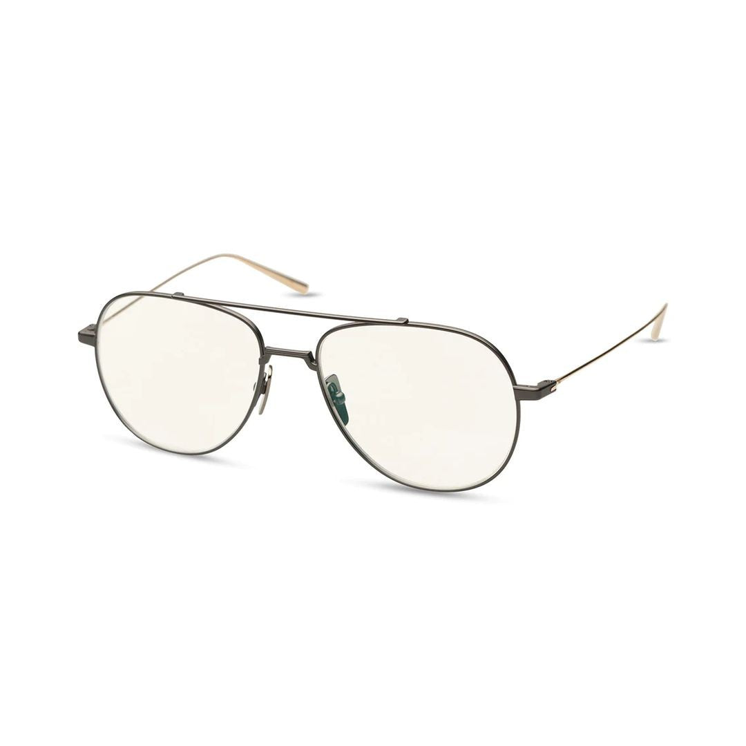 Dita Artoa.79 Sleek Black Metal Frame Aviator Sunglasses