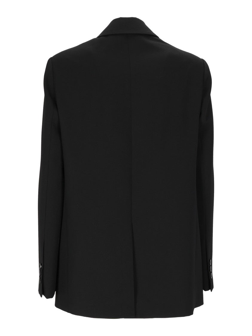 Elisabetta Franchi Refined Black Tailored Blazer With Notch Lapel